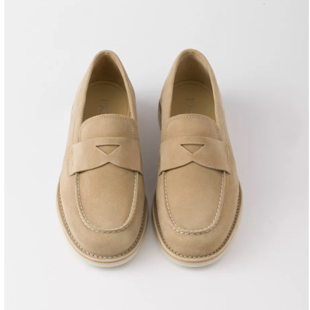 Prada Suede loafers
